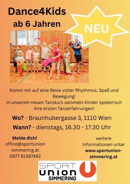Flyer Dance4Kids